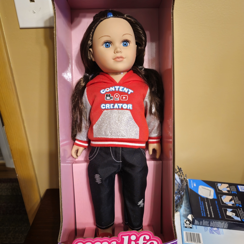 MY Life As 18" Doll. Brooklyn Is Content Creator